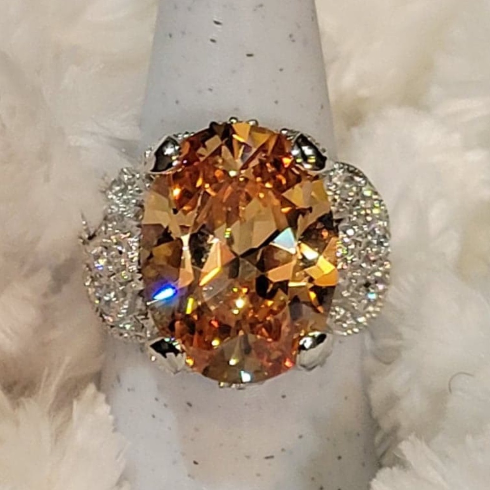 STUNNING Joseph Esposito .925 cocktail ring - Picture 11 of 11